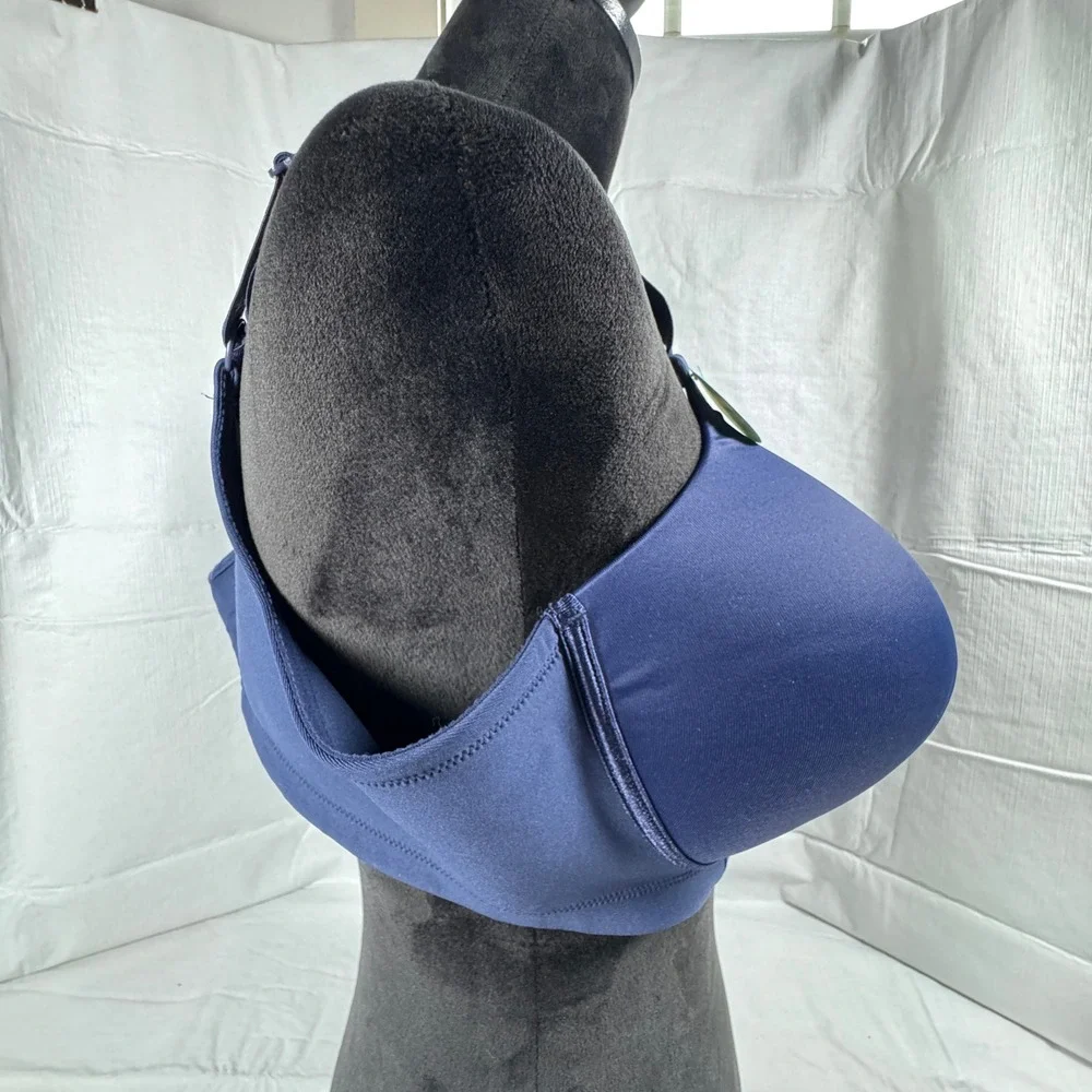Vanity Fair Beauty Back Wireless Support Womens Bra 71380 Ghost Navy 44C